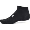 imageUnder Armour Essential Low Socks 6 Pack001 Black  Black  Castlerock