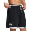 imageUnder Armour Mens 10Inch Perimeter Basketball Shorts001 Black   White