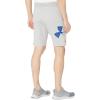 imageUnder Armour Mens Freedom Tech Logo ShortsSteel Light HeatherNone
