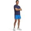imageUnder Armour Mens Launch Run 5 Inch Unlined Shorts402 Blue Atlantis  Washed Navy  Reflective