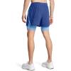 imageUnder Armour Mens Launch Run 5inch 2in1 Shorts432 Tech Blue  Horizon Blue  Reflective