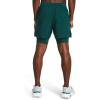 imageUnder Armour Mens Launch Run 5inch 2in1 Shorts449 Hydro Teal  Circuit Teal  Reflective