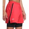 imageUnder Armour Mens Launch Run 5inch 2in1 Shorts713 Racer Red  Black  Reflective
