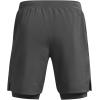 imageUnder Armour Mens Launch Run 7inch 2in1 Shorts025 Castlerock  Castlerock  Reflective