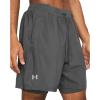 imageUnder Armour Mens Launch Run 7inch 2in1 Shorts025 Castlerock  Castlerock  Reflective
