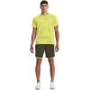 imageUnder Armour Mens Launch Run 7inch 2in1 Shorts390 Marine Od Green  Lime Yellow  Reflective
