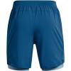 imageUnder Armour Mens Launch Run 7inch 2in1 Shorts426 Varsity Blue  Blizzard  Reflective