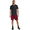imageUnder Armour Mens Launch Run 7inch 2in1 Shorts625 Cardinal  Black  Reflective