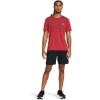 imageUnder Armour Mens Launch Stretch Woven 7inch Shorts003 Black  Red Solstice  Reflective