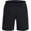 imageUnder Armour Mens Launch Stretch Woven 7inch Shorts007 Black  Pink Shock  Reflective