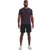 imageUnder Armour Mens Launch Stretch Woven 7inch Shorts007 Black  Pink Shock  Reflective