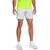 imageUnder Armour Mens Launch Stretch Woven 7inch Shorts014 Halo Gray  Highvis Yellow  Reflective