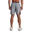 imageUnder Armour Mens Launch Stretch Woven 7inch Shorts016 Pitch Gray Full Heather  Bolt Red  Reflective