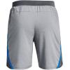 imageUnder Armour Mens Launch Stretch Woven 7inch Shorts017 Pitch Gray Full Heather  Blue Circuit  Reflective