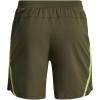 imageUnder Armour Mens Launch Stretch Woven 7inch Shorts391 Marine Od Green  Lime Yellow  Reflective