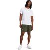 imageUnder Armour Mens Launch Stretch Woven 7inch Shorts391 Marine Od Green  Lime Yellow  Reflective