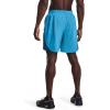 imageUnder Armour Mens Launch Stretch Woven 7inch Shorts419 Capri  Petrol Blue  Reflective