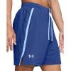 imageUnder Armour Mens Launch Stretch Woven 7inch Shorts432 Tech Blue  Horizon Blue  Reflective