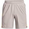 imageUnder Armour Mens Launch Stretch Woven 7inch Shorts592 Ghost Gray  Orange Ice  Reflective