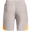 imageUnder Armour Mens Launch Stretch Woven 7inch Shorts592 Ghost Gray  Orange Ice  Reflective