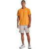 imageUnder Armour Mens Launch Stretch Woven 7inch Shorts592 Ghost Gray  Orange Ice  Reflective
