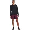 imageUnder Armour Mens Launch Stretch Woven 7inch Shorts600 Dark Maroon  Dark Maroon  Reflective
