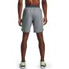 imageUnder Armour Mens Launch Stretch Woven 7inch ShortsPitch Gray Full Heather 013Reflective