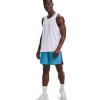 imageUnder Armour Mens Launch Stretch Woven 7inch ShortsRadar Blue 422Reflective
