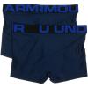 imageUnder Armour Mens MultiPack Performance Tech Trunk Boxer Brief with 3quot Inseam UltraSoftAcademy Blue 408Academy Blue