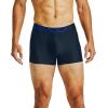 imageUnder Armour Mens MultiPack Performance Tech Trunk Boxer Brief with 3quot Inseam UltraSoftAcademy Blue 408Academy Blue