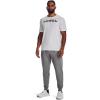 imageUnder Armour Mens Rival Fleece Joggers025 Castlerock Light Heather   White