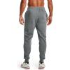 imageUnder Armour Mens Rival Fleece JoggersPitch Gray Light Heather 012Onyx White
