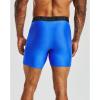 imageUnder Armour Mens Tech 6inch Boxerjock 1PackEmotion Blue 401Black