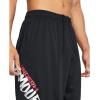imageUnder Armour Mens Tech Wordmark Shorts001 Black   Red Solstice