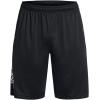 imageUnder Armour Mens Tech Wordmark Shorts001 Black   Red Solstice