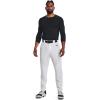imageUnder Armour Mens Utility Baseball Straight Leg Pant 22100 White   Black
