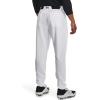imageUnder Armour Mens Utility Baseball Straight Leg Pant 22100 White   Black