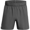 imageUnder Armour Mens Woven 5inch Shorts025 Castlerock   White