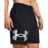 imageUnder Armour Mens Woven Graphic Shorts003 Black   White
