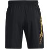 imageUnder Armour Mens Woven Graphic Shorts004 Black   Rise