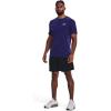 imageUnder Armour Mens Woven Graphic Shorts005 Black   Glacier Blue