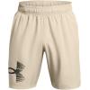 imageUnder Armour Mens Woven Graphic Shorts289 Khaki Base   Black