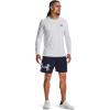 imageUnder Armour Mens Woven Graphic Shorts410 Midnight Navy   White