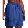 imageUnder Armour Mens Woven Graphic Shorts432 Tech Blue   Black