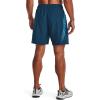 imageUnder Armour Mens Woven Graphic Shorts437 Petrol Blue   Capri