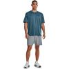 imageUnder Armour Mens Woven Graphic Shorts465 Harbor Blue   Lime Surge
