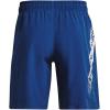 imageUnder Armour Mens Woven Graphic Shorts471 Blue Mirage   White