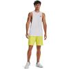 imageUnder Armour Mens Woven Graphic Shorts743 Lime Yellow   Marine Od Green