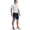 imageUnder Armour Mens Woven Graphic ShortsAcademy Blue 408White