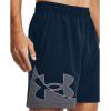 imageUnder Armour Mens Woven Graphic ShortsAcademy Blue 408White